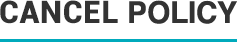キャンセルポリシー